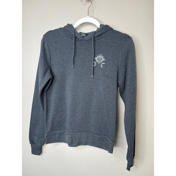 Rue 21 Women's Gray‎ Hoodie, gray hoodie, rue 21 hoodie, gray sweatshirt, - Picture 2 of 7